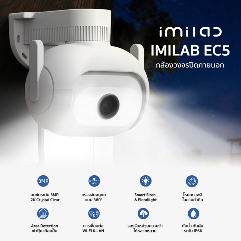Xioami Imilab EC5 Floodlight Camera - Image 2